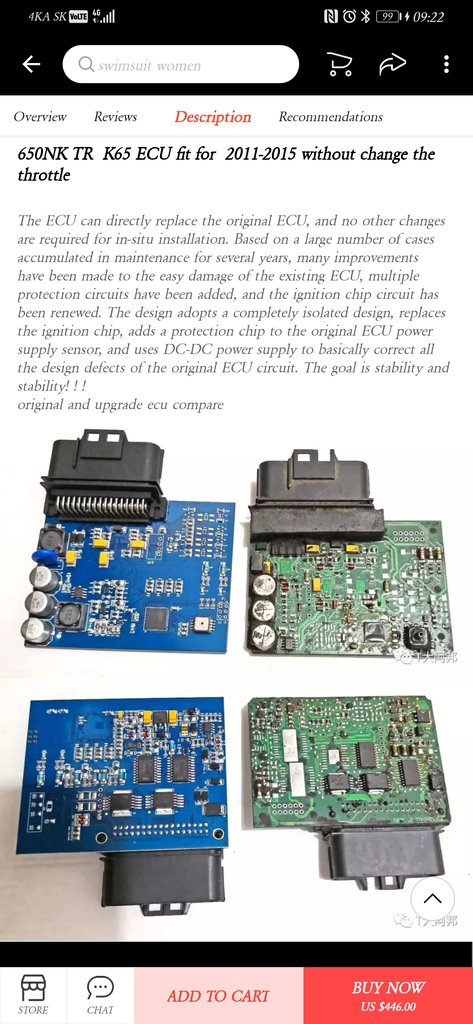 Stará a nová ECU. Stará je zelená. Stará a nová ECU. Stará je zelená.