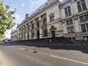 Budova justičného paláca v centre Bukurešti