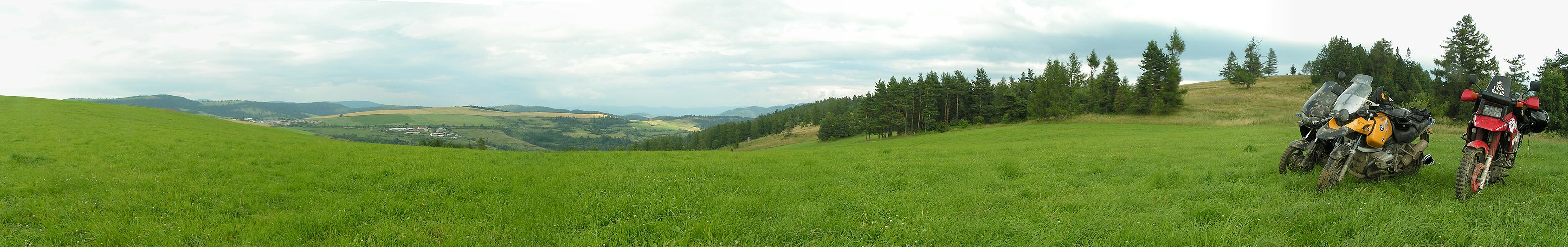 Panoráma z kopca Spišská (1056 m.n.m.) 