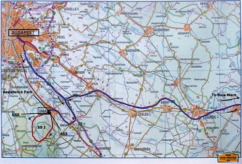 Mapa zajtrajšej etapy  Mapa zajtrajšej etapy